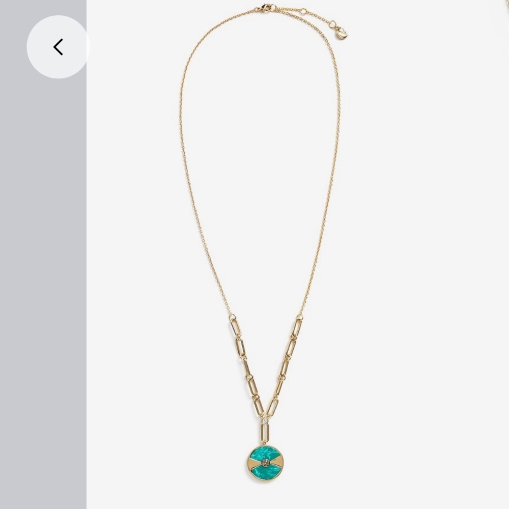 Vince Camuto Gold and Turquoise Necklace
